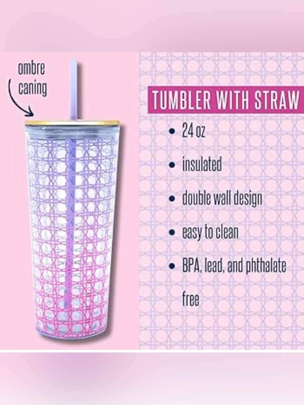Lily Pulitzer 24oz Insulated Tumbler - Picture 5 of 5